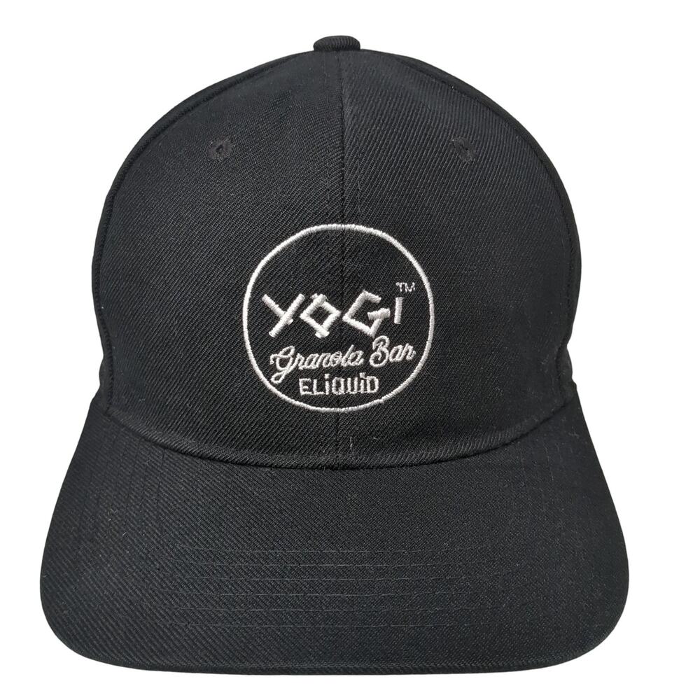 Yogi Granola Bar Snapback Cap Black One Size Adjustable Leader L.O.G.A